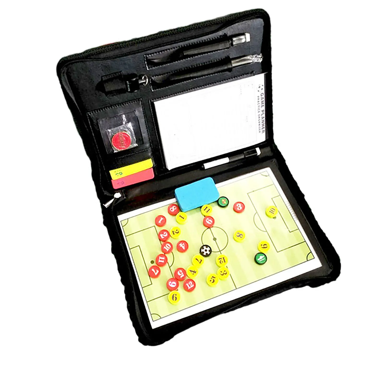 

Soccer Coaching Board Portable Football Training Clipboard for Coaches and Players