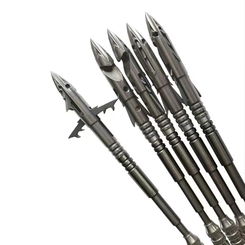 

10/20pcs Stainless Steel Fishing Arrows Broadheads Arrowhead Slingshot Catapult Dart Outdoor Hunting Shooting Equipment Tools