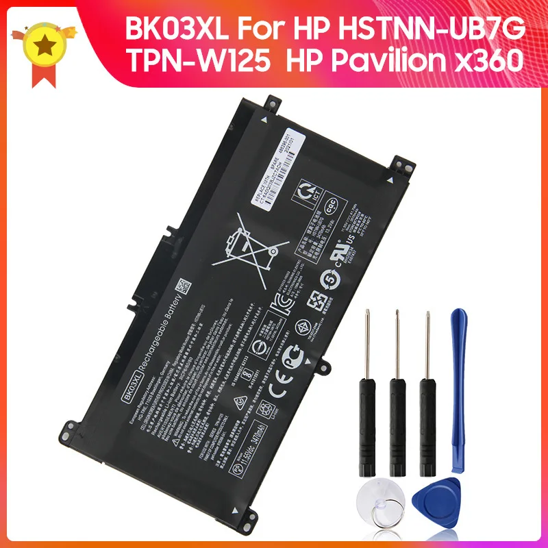Аккумуляторная батарея BK03XL для ноутбука HP Pavilion X360 14-BA 14M-BA HSTNN-UB7G 916811-855, запасная батарея 13,2 Вт/ч в
Аккумуляторная батарея BK03XL для ноутбука HP Pavilion X360 14-BA 14M-BA HSTNN-UB7G 916811-855, запасная батарея 13,2 Вт/ч в