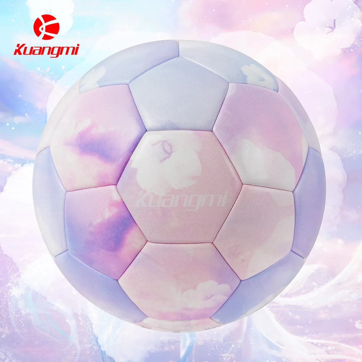 Kuangmi Cotton Candy Football Size 5 Professional Soccer ball High Quality Durable Soft PU Sport Balls Adults Teenagers Present
Kuangmi Cotton Candy Football Size 5 Professional Soccer ball High Quality Durable Soft PU Sport Balls Adults Teenagers Present