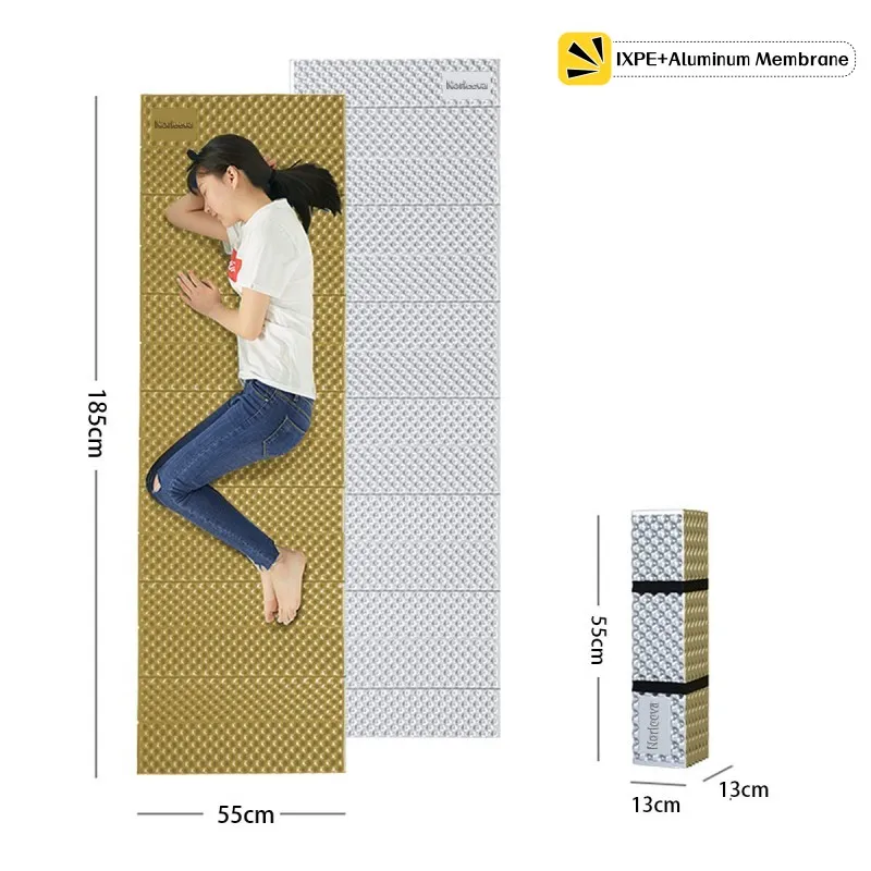 Уличный складной влагостойкий коврик для сна, толстый складной коврик для завтрака, ультралегкий водонепроницаемый коврик из пены IXPE 185*55 см 
Уличный складной влагостойкий коврик для сна, толстый складной коврик для завтрака, ультралегкий водонепроницаемый коврик из пены IXPE 185*55 см