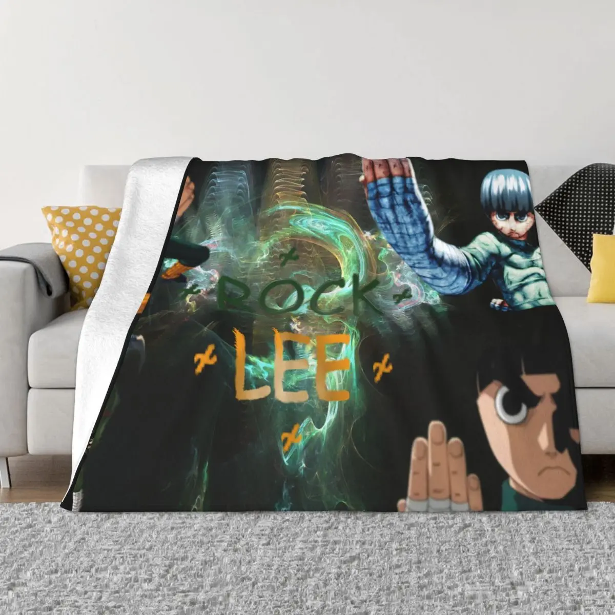 Rock Lee Funny Cartoon Blanket Flannel Spring/Autumn Multifunction Super Soft Throw Blanket for Bedding Travel Bedding Throws
Rock Lee Funny Cartoon Blanket Flannel Spring/Autumn Multifunction Super Soft Throw Blanket for Bedding Travel Bedding Throws