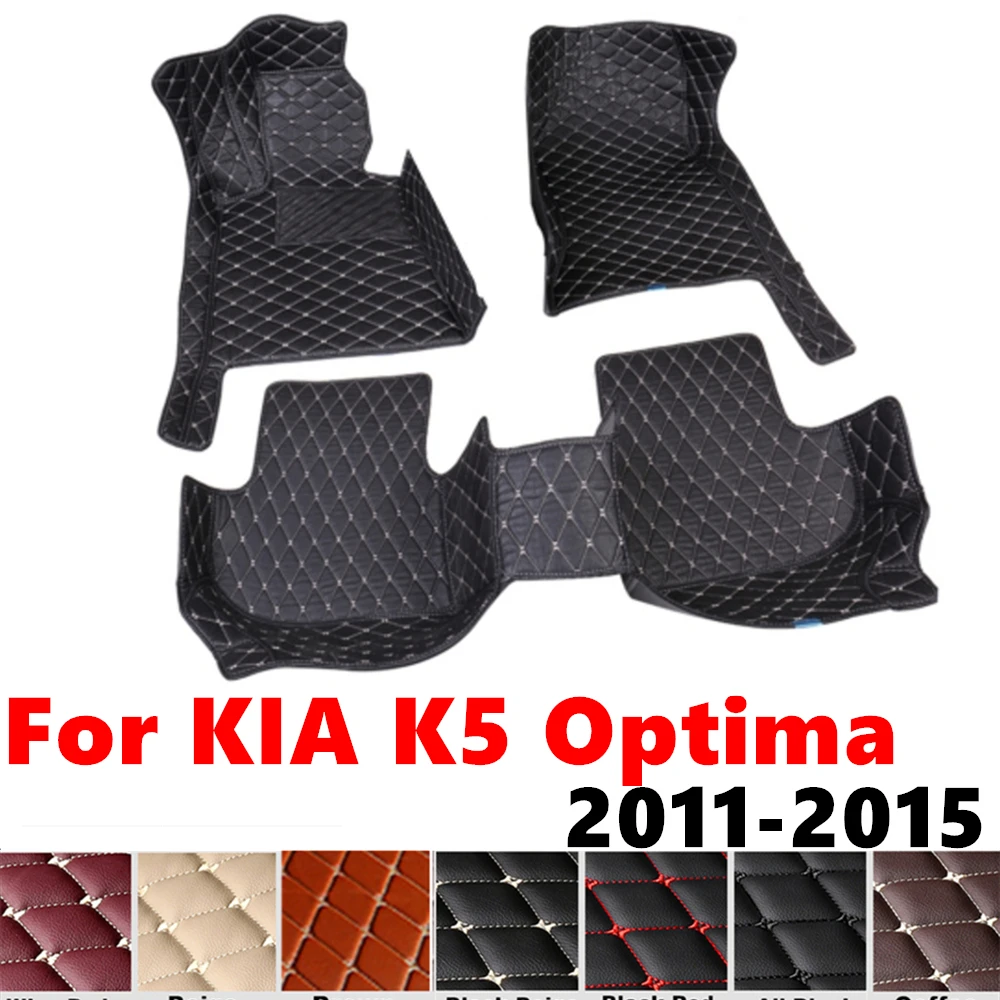 Автомобильные коврики для KIA K5 Optima 2015 2014 2013 12 2011 под заказ, передняя и задняя напольная подкладка, накладки на ножки, аксессуары для интерьера
Автомобильные коврики для KIA K5 Optima 2015 2014 2013 12 2011 под заказ, передняя и задняя напольная подкладка, накладки на ножки, аксессуары для интерьера
