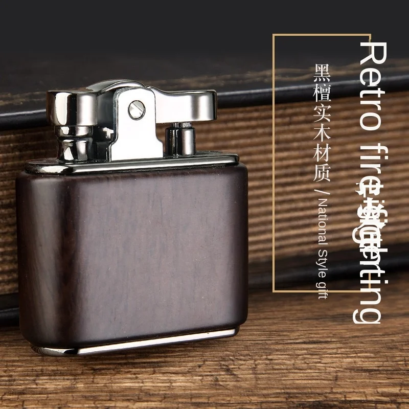 Ebony Vintage Kerosene Lighter Nostalgic Old-Fashioned Personality Men Lighter
Ebony Vintage Kerosene Lighter Nostalgic Old-Fashioned Personality Men Lighter