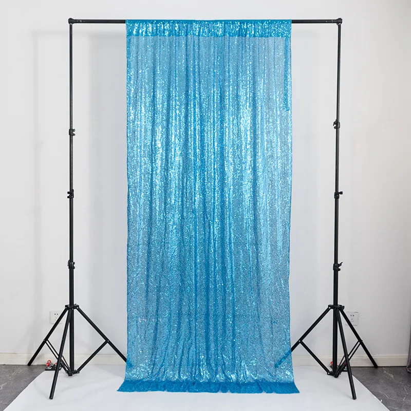 

Glitter Sequin Curtain Background Photo booth Backdrop Wedding Curtain For Photography Christmas Home Party Festive Event Decor