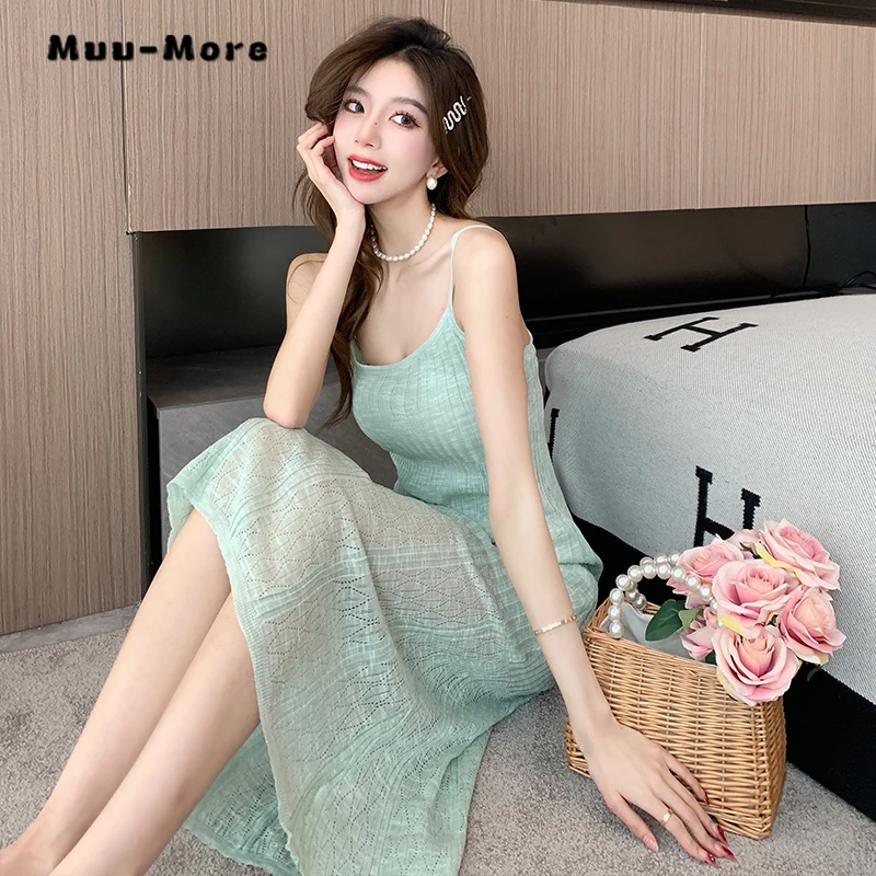 Женское платье на бретелях-спагетти, однотонное зеленое платье-футляр средней длины с круглым вырезом на весну 2024
Женское платье на бретелях-спагетти, однотонное зеленое платье-футляр средней длины с круглым вырезом на весну 2024