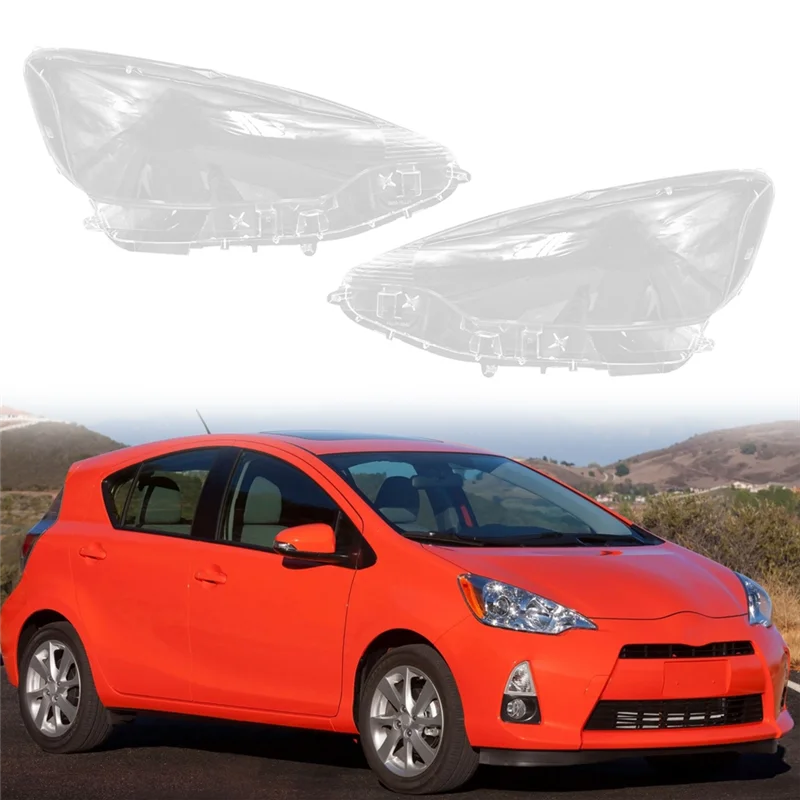 

Чехол для автомобильной левой фары, прозрачная крышка для объектива, чехол для фары Toyota Prius C 2012 2013 2014