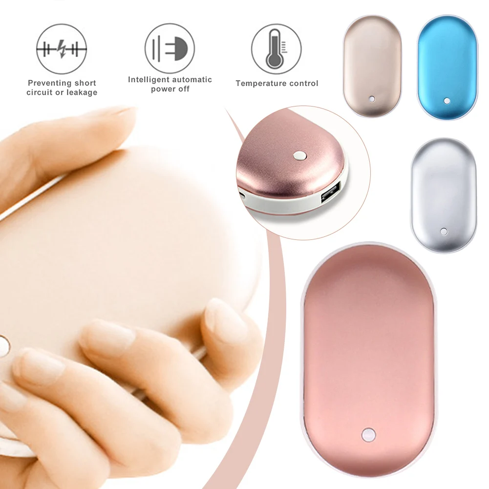 1PCS Portable Hand Warmer 2400mAh USB Rechargeable Hand Warmer Power Bank Double-sided Quick Heating Mini Hands Warmers
1PCS Portable Hand Warmer 2400mAh USB Rechargeable Hand Warmer Power Bank Double-sided Quick Heating Mini Hands Warmers