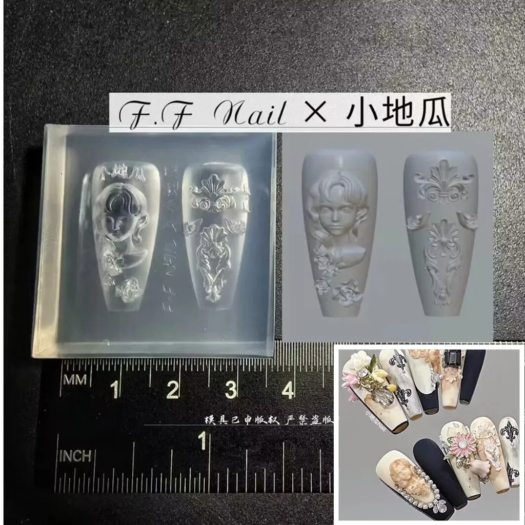 1 шт. Европейская рельефная 3D-форма для акриловых ногтей, украшения для ногтей, Силиконовые пластины для стемпинга ногтей, товары для ногтей, аксессуары для ногтей
1 шт. Европейская рельефная 3D-форма для акриловых ногтей, украшения для ногтей, Силиконовые пластины для стемпинга ногтей, товары для ногтей, аксессуары для ногтей