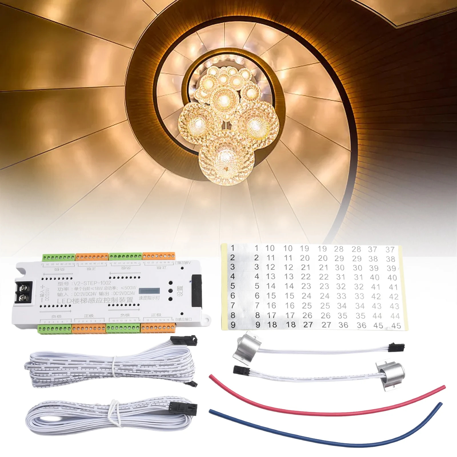 New Practical LED Controller Stair Sensor Parts Replacement Screwdriver Stairway Tool Touch Button Useful Ladder
New Practical LED Controller Stair Sensor Parts Replacement Screwdriver Stairway Tool Touch Button Useful Ladder