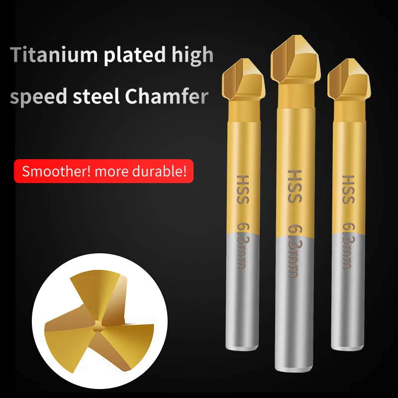 HSS Chamfer Chamfering Cutter End Mill Tool Countersink Drill Bit Set To Wood Stell Chamfer Cutter Power Tool 3 Flute 90 degree
HSS Chamfer Chamfering Cutter End Mill Tool Countersink Drill Bit Set To Wood Stell Chamfer Cutter Power Tool 3 Flute 90 degree