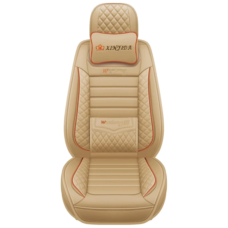 

WZBWZX General leather car seat cover for Ssangyong All Models Rodius kyron ActYon Rexton Korando Car-Styling car accessories