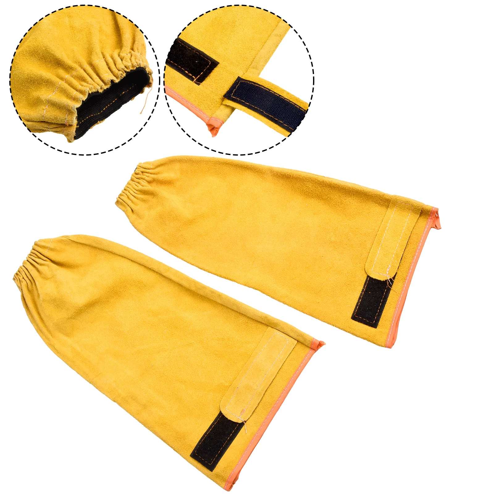 Welding Sleeves Leather Labor Protection Fireproof Heat-insulated Electric Welding Suede Cowhide Oil-proof Splash-proof Pair
Welding Sleeves Leather Labor Protection Fireproof Heat-insulated Electric Welding Suede Cowhide Oil-proof Splash-proof Pair