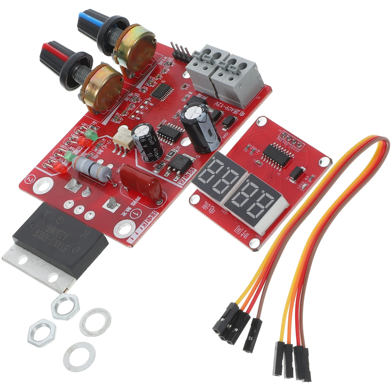 Adjustable Spot Welding Spot Welder Controller Welder Board PCB Circuit DIY Equipment Panel Time Current Machine 40A 100A
Adjustable Spot Welding Spot Welder Controller Welder Board PCB Circuit DIY Equipment Panel Time Current Machine 40A 100A
