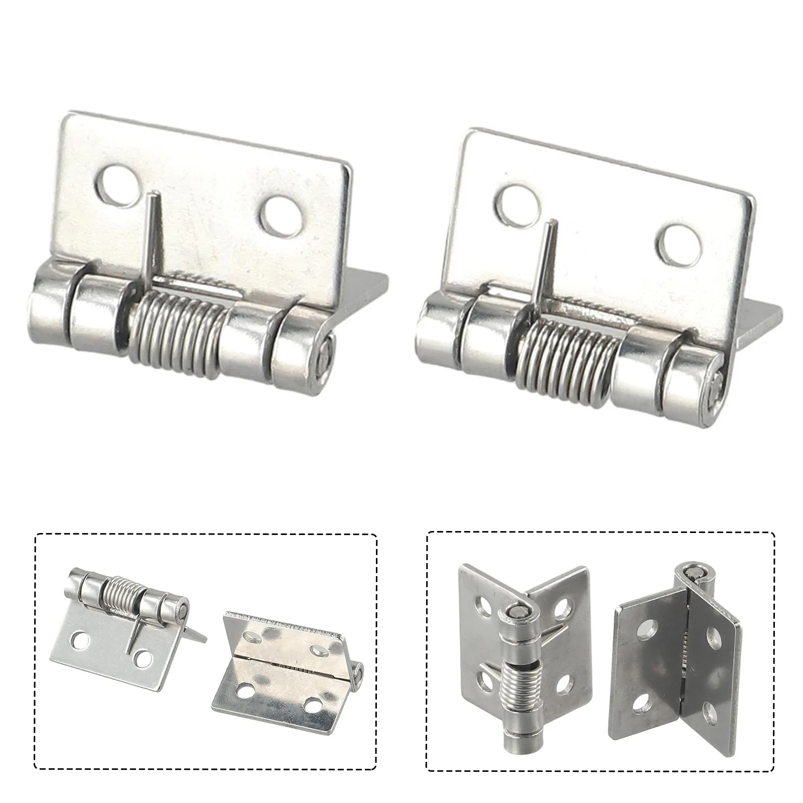 Door Hinges Spring Hinges 2 Pcs Self Closing Stainless Steel 1/1.5/2/2.5/3/4Inch Door Hardware Hinge Parts Practical
Door Hinges Spring Hinges 2 Pcs Self Closing Stainless Steel 1/1.5/2/2.5/3/4Inch Door Hardware Hinge Parts Practical