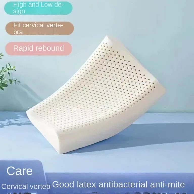 1 Piece Thai Natural Latex Pillow Neck Protection Anti-mite Massage Pillow Core Hotel Home Adult and Child Pillow
1 Piece Thai Natural Latex Pillow Neck Protection Anti-mite Massage Pillow Core Hotel Home Adult and Child Pillow