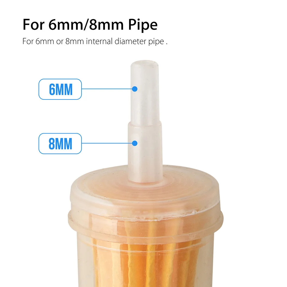 Clear Shell Inline Fuel Filter 10 Pack Protect Your Engine Against Contaminants Suitable for Lawn Garden Mower
Clear Shell Inline Fuel Filter 10 Pack Protect Your Engine Against Contaminants Suitable for Lawn Garden Mower