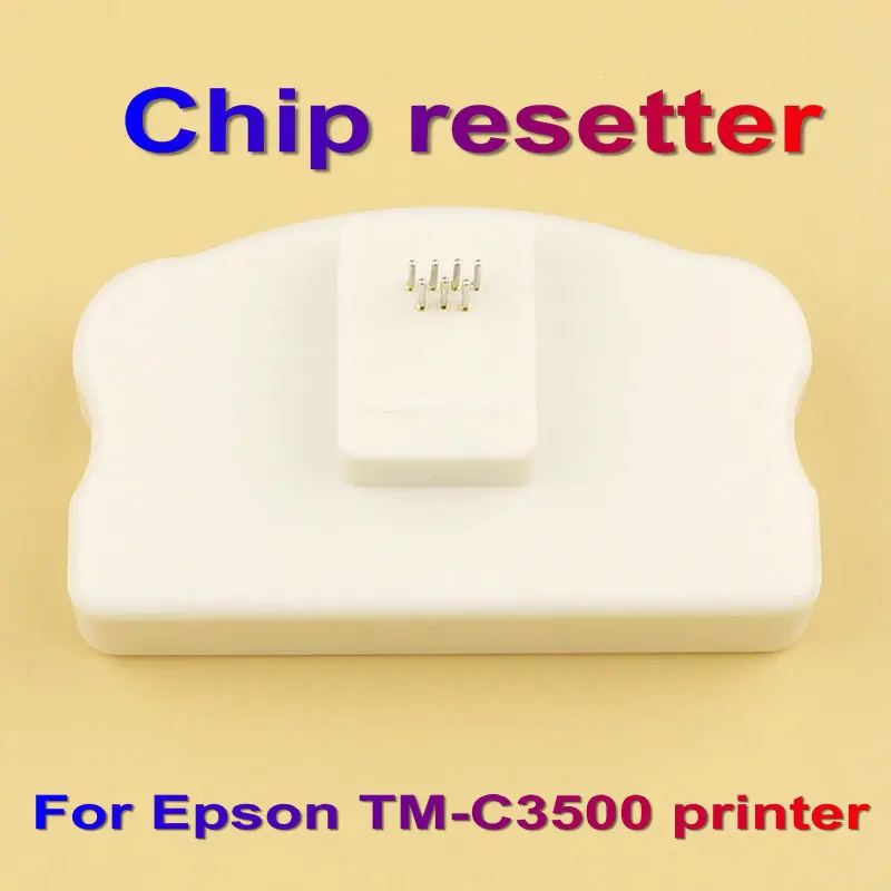 

For Epson Printer Chip Resetter For Epson TM C3500 3520 3510 Printing Cartridge Model SJIC22P Ic Chip Resetter Tool Device Kit
