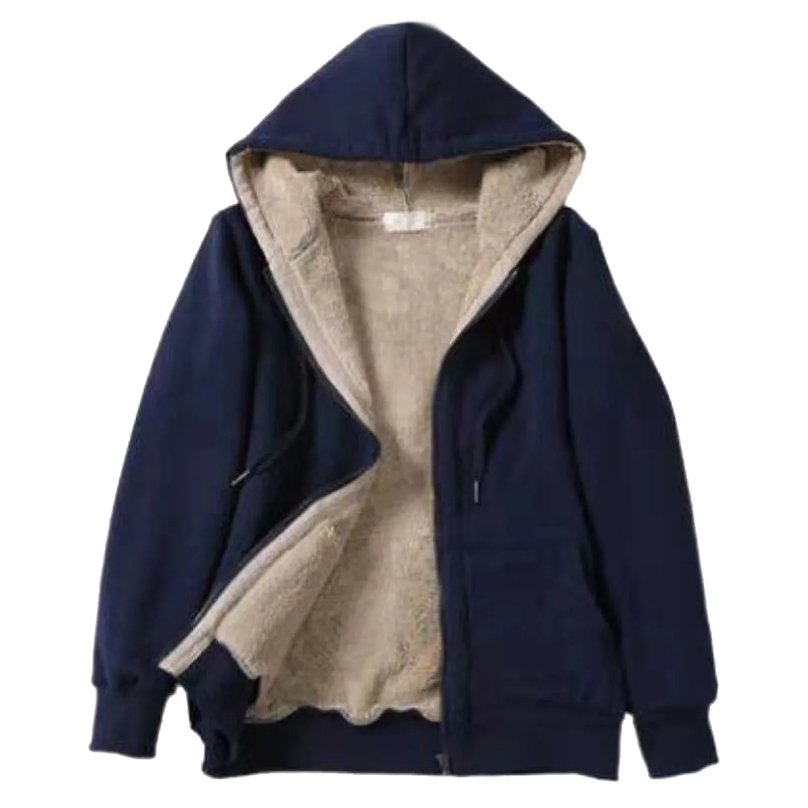 Women's Long Sleeved Zippered Hooded h Composite Jacket Sweater h Jacket Women Full Zip Hoodie
Women's Long Sleeved Zippered Hooded h Composite Jacket Sweater h Jacket Women Full Zip Hoodie