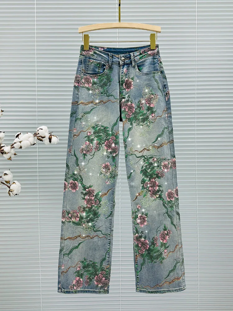 Лидер продаж, укороченные джинсы с рисунком в виде бриллиантов, женские брюки, трендовые Новые облегающие широкие брюки с высокой талией для весны и лета, 2024
Лидер продаж, укороченные джинсы с рисунком в виде бриллиантов, женские брюки, трендовые Новые облегающие широкие брюки с высокой талией для весны и лета, 2024