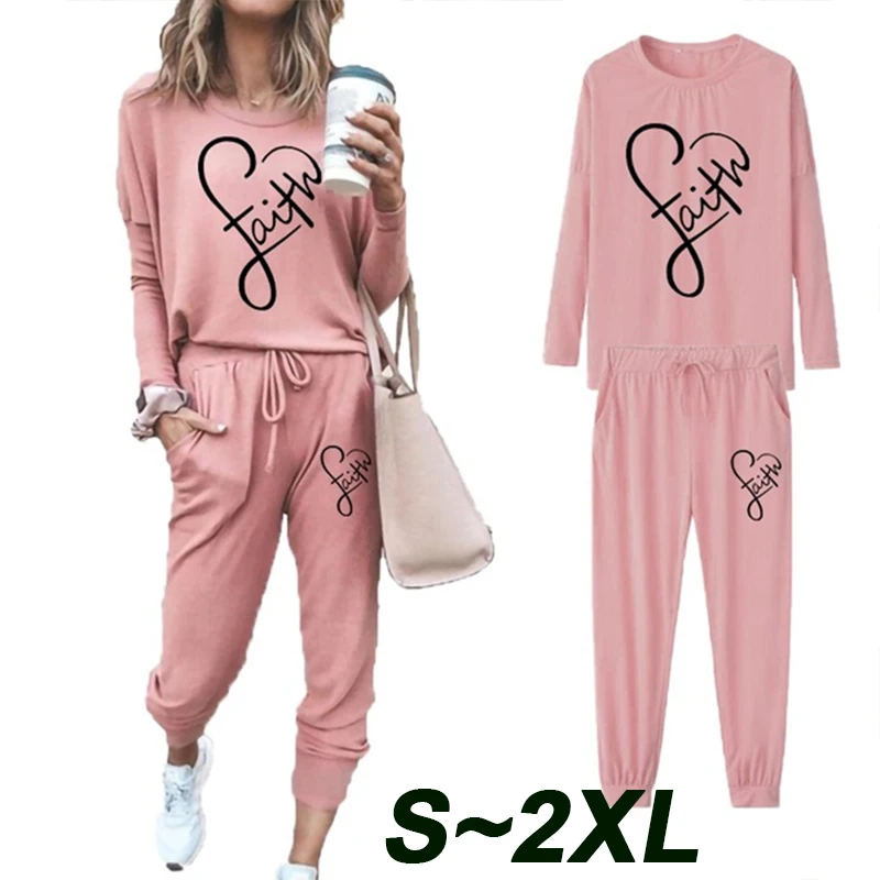 New Women's Fashion Casual Long Sleeve Women's Sportswear Printed Round Neck Top Sweater Sports Pants Jogging Set
New Women's Fashion Casual Long Sleeve Women's Sportswear Printed Round Neck Top Sweater Sports Pants Jogging Set