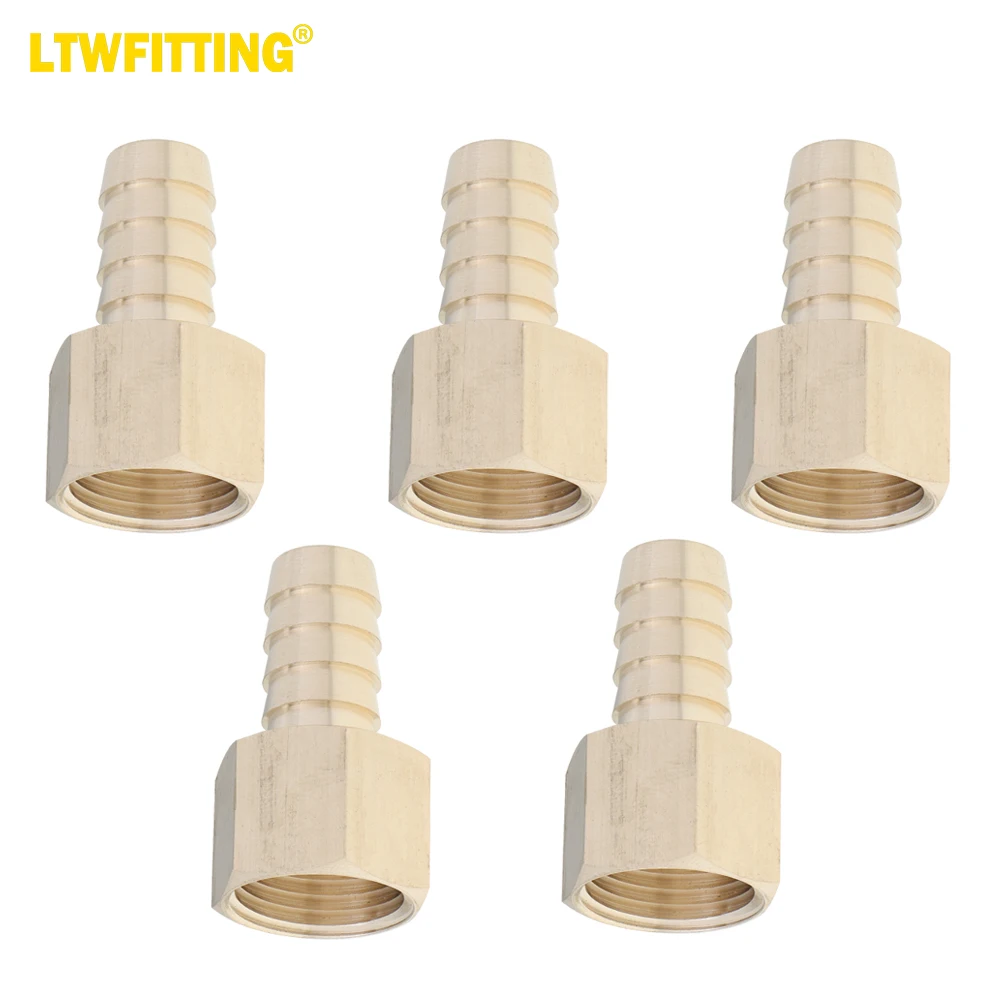Латунный фитинг LTWFITTING LF, муфта/адаптер 1/2 дюйма, штуцер для шланга x 1/2 дюйма, Женский NPT топливный газ, вода (комплект из 5)
Латунный фитинг LTWFITTING LF, муфта/адаптер 1/2 дюйма, штуцер для шланга x 1/2 дюйма, Женский NPT топливный газ, вода (комплект из 5)