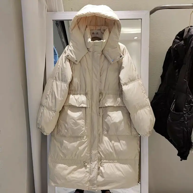 Winter Jacket for Women Down Jackets Long Hooded Coat Parkas Super Hot Tops Korean Fashion Loose White Duck Down Coat New
Winter Jacket for Women Down Jackets Long Hooded Coat Parkas Super Hot Tops Korean Fashion Loose White Duck Down Coat New