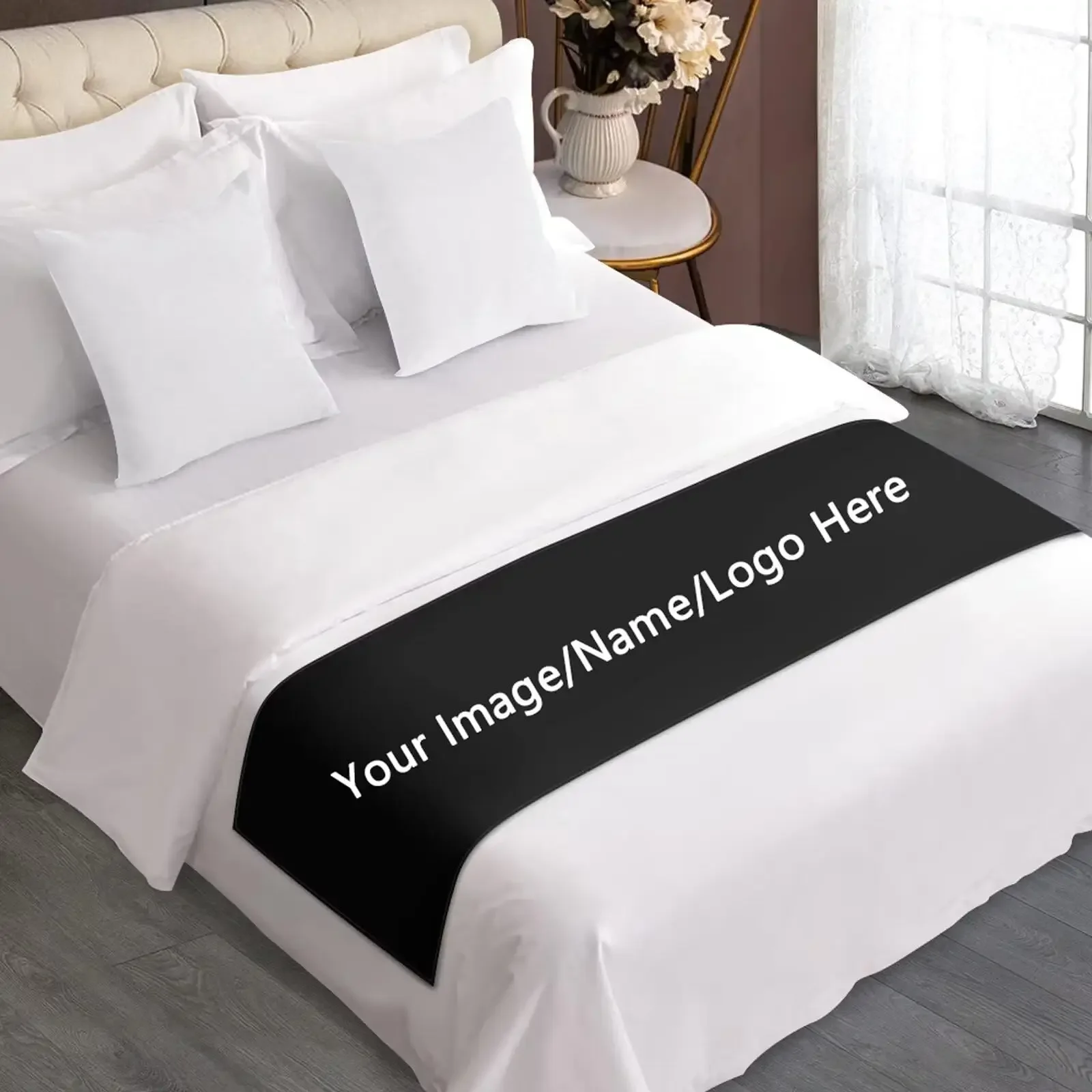 Custom Bed Runners Bedding Protector Slipcover Soft Bed Flag for Foot of Bed Home Decoration for Bedroom Hotel Wedding Room Gift
Custom Bed Runners Bedding Protector Slipcover Soft Bed Flag for Foot of Bed Home Decoration for Bedroom Hotel Wedding Room Gift