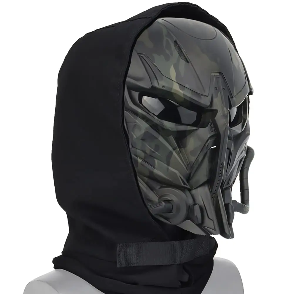 Tactical Airsoft CS Full-Face Protective Mask, with Balaclava Face Mask, for Halloween Paintball Party BBs Shooting Game
Tactical Airsoft CS Full-Face Protective Mask, with Balaclava Face Mask, for Halloween Paintball Party BBs Shooting Game