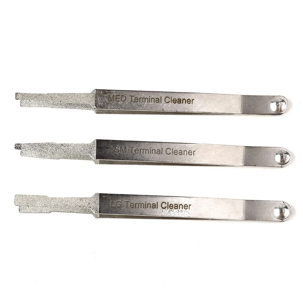 Pin Cleaning Tool Remove Corrosion,Extend Harness Life Tweezer Set Spade 3pcs Connector Electric Terminal Cleaner
Pin Cleaning Tool Remove Corrosion,Extend Harness Life Tweezer Set Spade 3pcs Connector Electric Terminal Cleaner