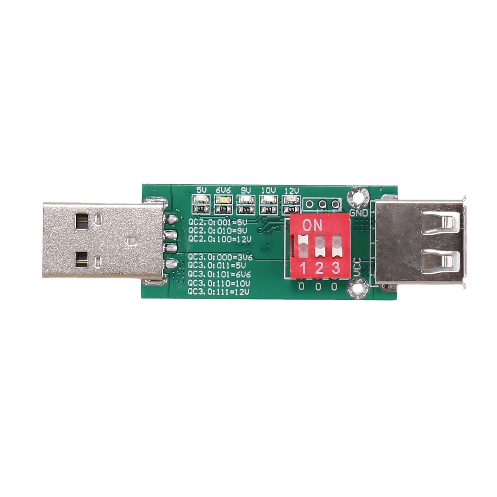 QC3.0 Decoy QC Adapter Tester Board for QC2.0 QC3.0 Qualcomm Fast Charge Fixed Voltage Test Board
QC3.0 Decoy QC Adapter Tester Board for QC2.0 QC3.0 Qualcomm Fast Charge Fixed Voltage Test Board