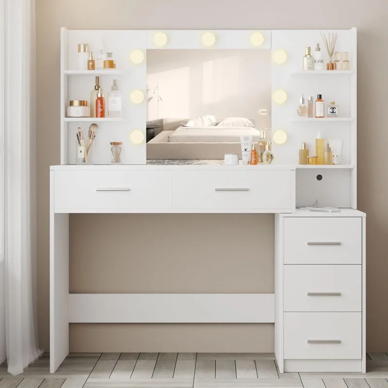 

Panel furniture cross-border supply Amazon bedroom dresser makeup table simple factory wholesale