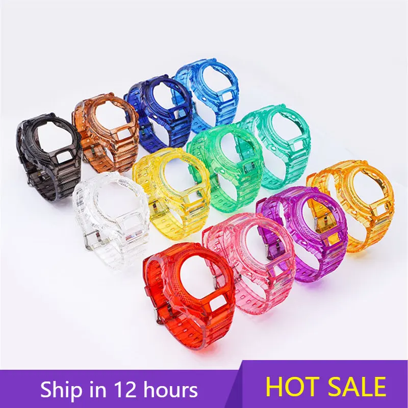 Прозрачный полиуретановый ремешок для Casio G-Shock DW-6900 Sports, водонепроницаемый ремешок, аксессуары для часов
Прозрачный полиуретановый ремешок для Casio G-Shock DW-6900 Sports, водонепроницаемый ремешок, аксессуары для часов