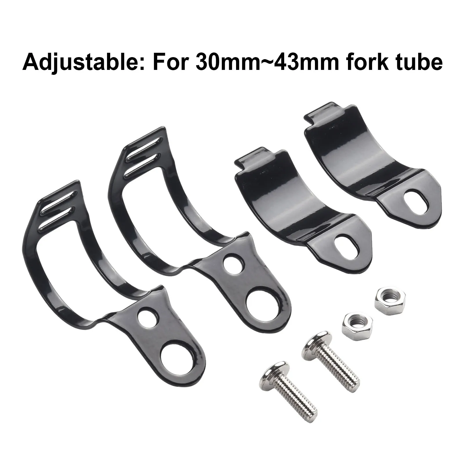 2pcs Motorcycle Turn Signal Light Headlight Mount Bracket For Motorbike 30mm-43mm Fork Tube Metal Black Silver Non-slip
2pcs Motorcycle Turn Signal Light Headlight Mount Bracket For Motorbike 30mm-43mm Fork Tube Metal Black Silver Non-slip