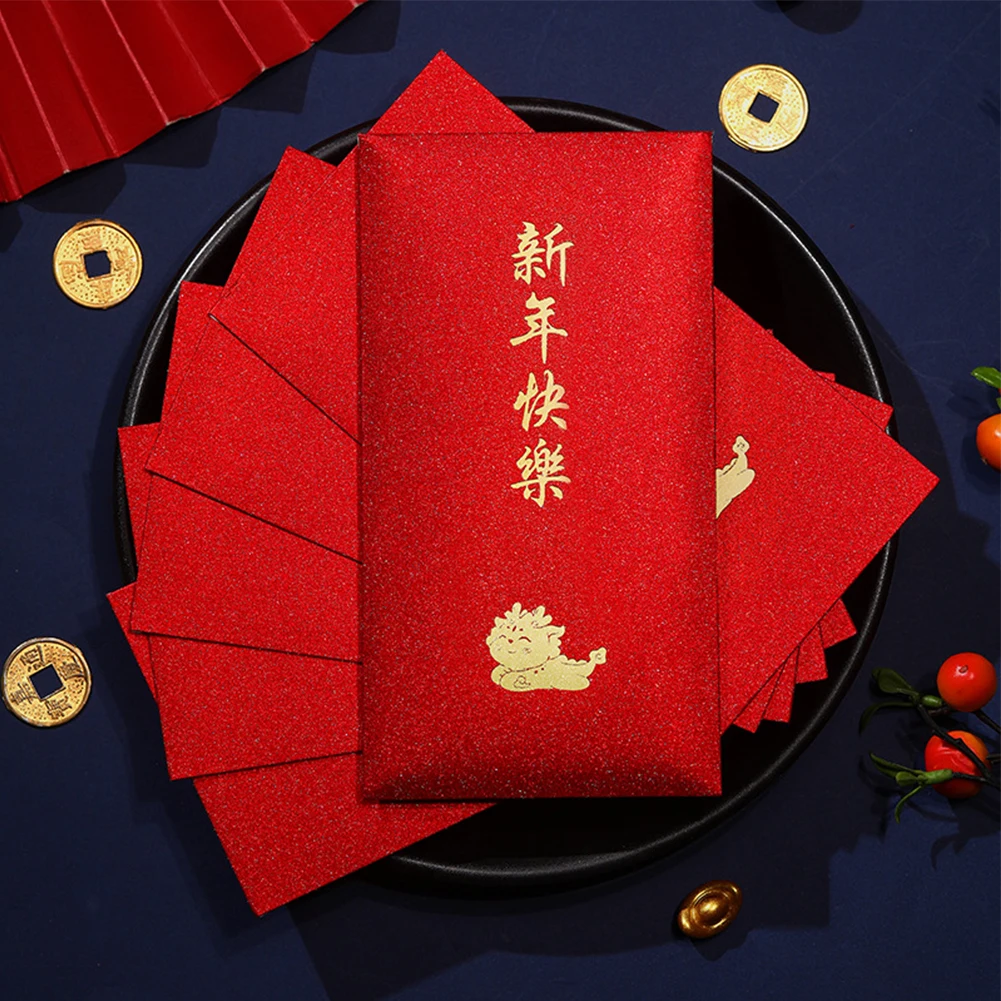 6 Pcs Lucky Money Red Packet Spring Festival Red Envelopes Dragon Lunar New Year HongBao Lucky Money Bag Chinese New Year
6 Pcs Lucky Money Red Packet Spring Festival Red Envelopes Dragon Lunar New Year HongBao Lucky Money Bag Chinese New Year