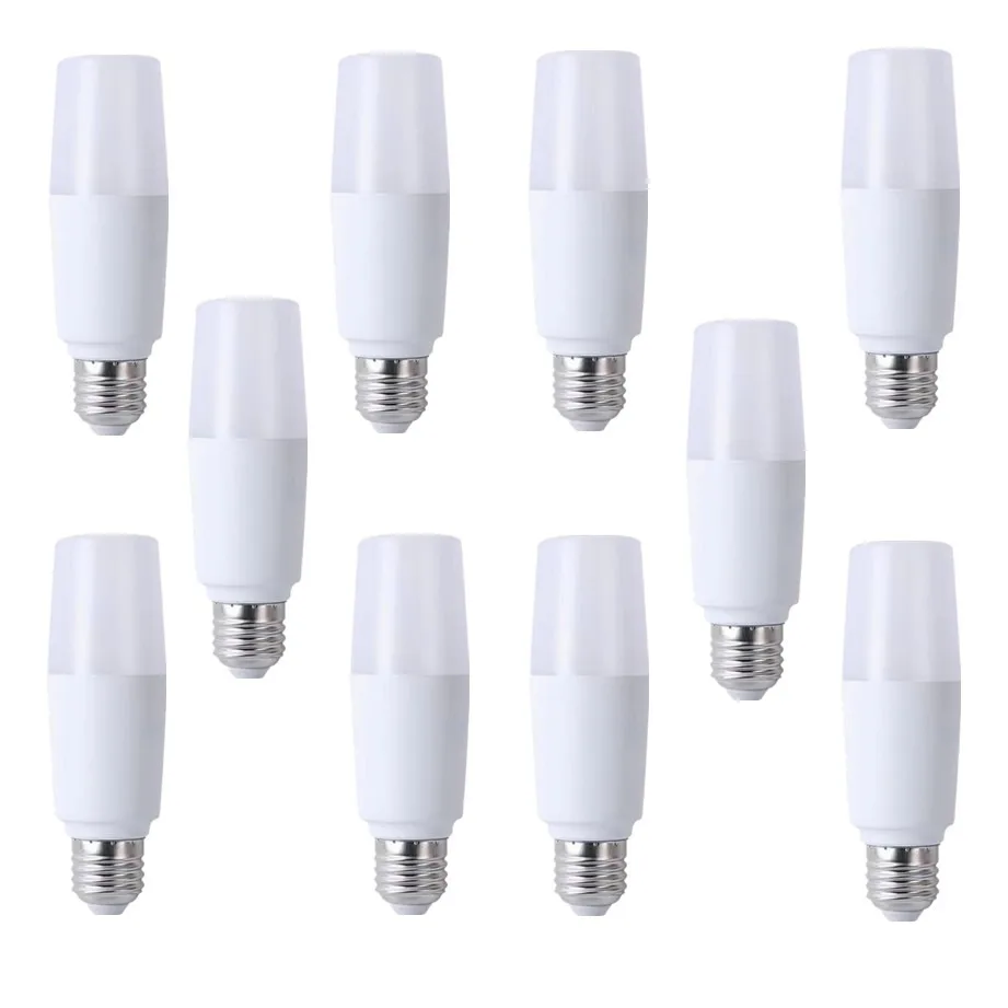 

20 pcs 5W 10W 15W 20W LED Cylindrical Corn Bulb E27 Light Bulb 220V-240V LED Lamp Home Decoration Chandelier Candle Light