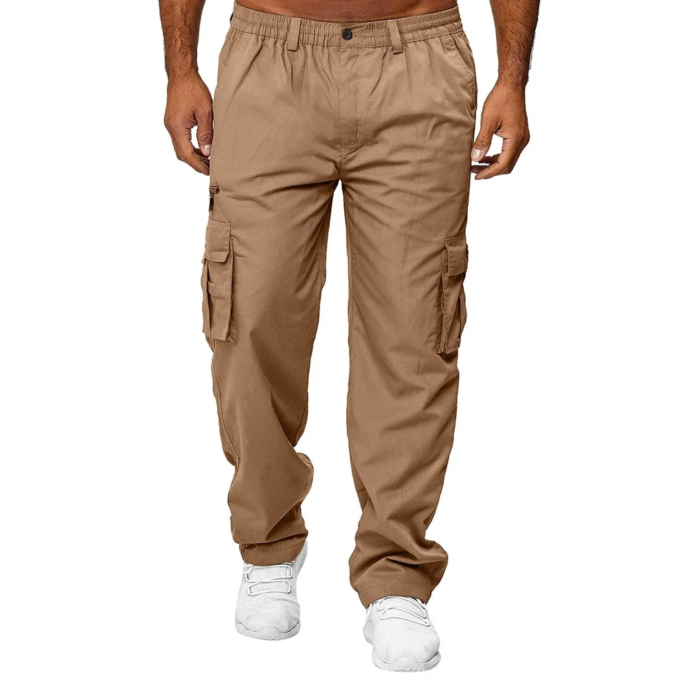 Men’s Casual Cotton Solid Color Cargo Pants Multi-pockets Loose Work Trousers Sports Bottoms Loose Wide Leg Pants Streetwear
Men’s Casual Cotton Solid Color Cargo Pants Multi-pockets Loose Work Trousers Sports Bottoms Loose Wide Leg Pants Streetwear
