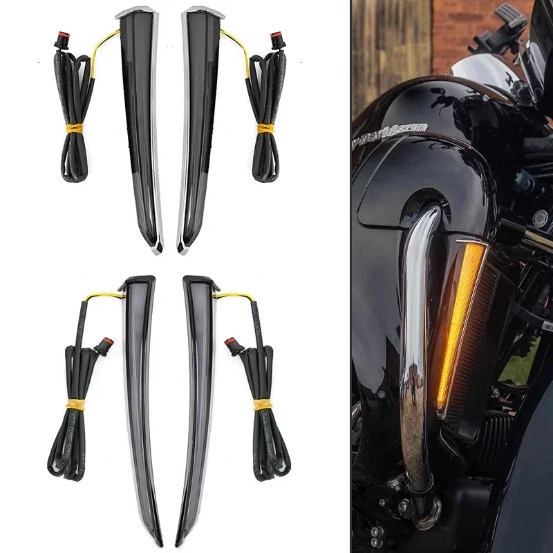 For Harley Touring Road Street Glide Electra Glide FLHR 14-up Motorcycle LED Running Lamp Fairing Lower Grills Turn Signal Light
For Harley Touring Road Street Glide Electra Glide FLHR 14-up Motorcycle LED Running Lamp Fairing Lower Grills Turn Signal Light