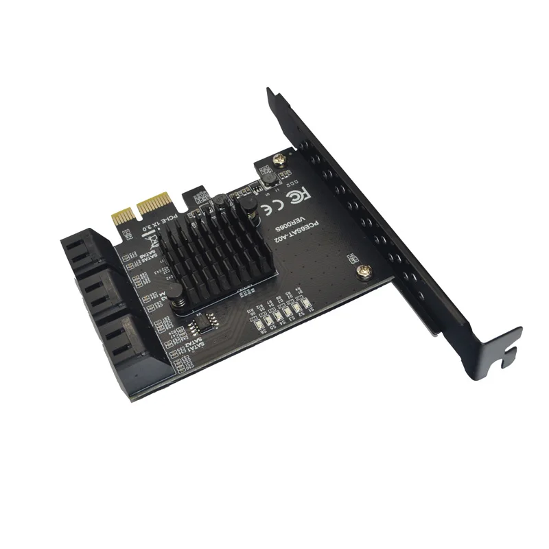 Плата расширения PCIE-SATA, 6 портов, SATA 3 PCI Express, PCI-E/PCIE SATA контроллер, усилитель для SSD-чипов Synology ASM1166
Плата расширения PCIE-SATA, 6 портов, SATA 3 PCI Express, PCI-E/PCIE SATA контроллер, усилитель для SSD-чипов Synology ASM1166