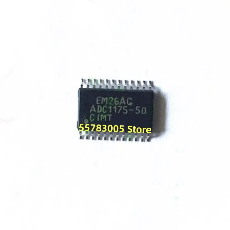 10-100 шт., новинка, ADC1175-50CIMTX/NOPB / ADC1175-50CIMT / ADC1175-50 TSSOP24, аналогово-цифровой чип преобразования IC
10-100 шт., новинка, ADC1175-50CIMTX/NOPB / ADC1175-50CIMT / ADC1175-50 TSSOP24, аналогово-цифровой чип преобразования IC