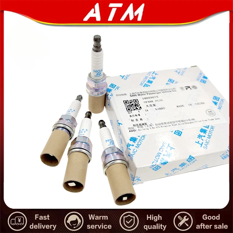 ATMMG For SAIC MG5 MG6 550 MG350 RX3 MG3 ZS GT 1.3L/1.5L/1.8L/1.8T Spark Plug spark plugs 10099079 NLP000130 Original
ATMMG For SAIC MG5 MG6 550 MG350 RX3 MG3 ZS GT 1.3L/1.5L/1.8L/1.8T Spark Plug spark plugs 10099079 NLP000130 Original
