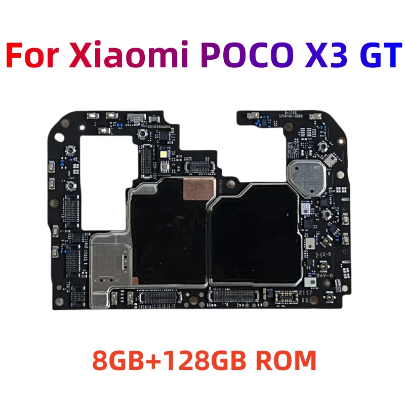 

Original 128GB 256GB Motherboard PCB Module For Xiaomi Mi POCO X3 GT 5G Mainboard Unlocked Logic Board Plate With Full Chips