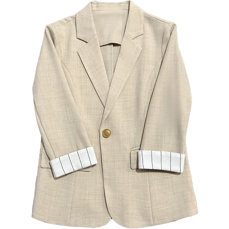 Thin Suit Jacket 2023 Spring Summer New Loose Women Blazer Fashion Top Women Outer Wear Short Coat Female
Thin Suit Jacket 2023 Spring Summer New Loose Women Blazer Fashion Top Women Outer Wear Short Coat Female