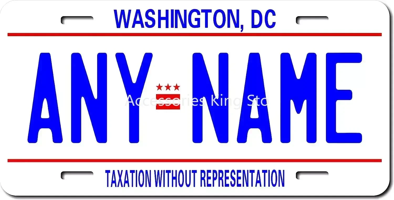 Personalized District of Columbia D.C. License Plate Aluminum. Add Your Name, VER.1 Home Decoration Metal Wall Sign
Personalized District of Columbia D.C. License Plate Aluminum. Add Your Name, VER.1 Home Decoration Metal Wall Sign