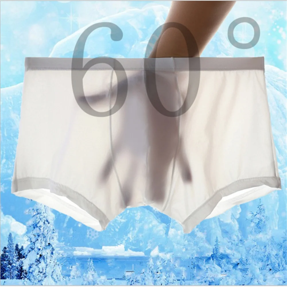 1Pc Summer Men Ice Silk Seamless Underwear Sexy Men's Boxers Shorts Male Ultra-thin Breathable Panties Boxer Briefs Underpants
1Pc Summer Men Ice Silk Seamless Underwear Sexy Men's Boxers Shorts Male Ultra-thin Breathable Panties Boxer Briefs Underpants