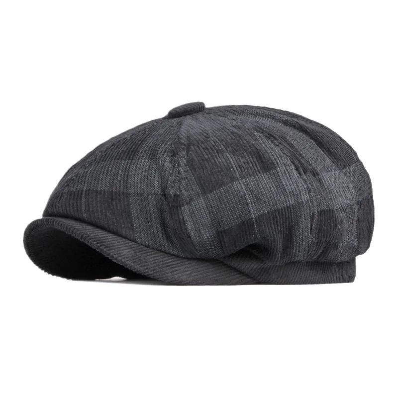 Corduroy Hat Female Autumn And Winter Octagonal Cap Fashion Plaid Beret Male British Vintage Painter Hat Newsboy Cap
Corduroy Hat Female Autumn And Winter Octagonal Cap Fashion Plaid Beret Male British Vintage Painter Hat Newsboy Cap