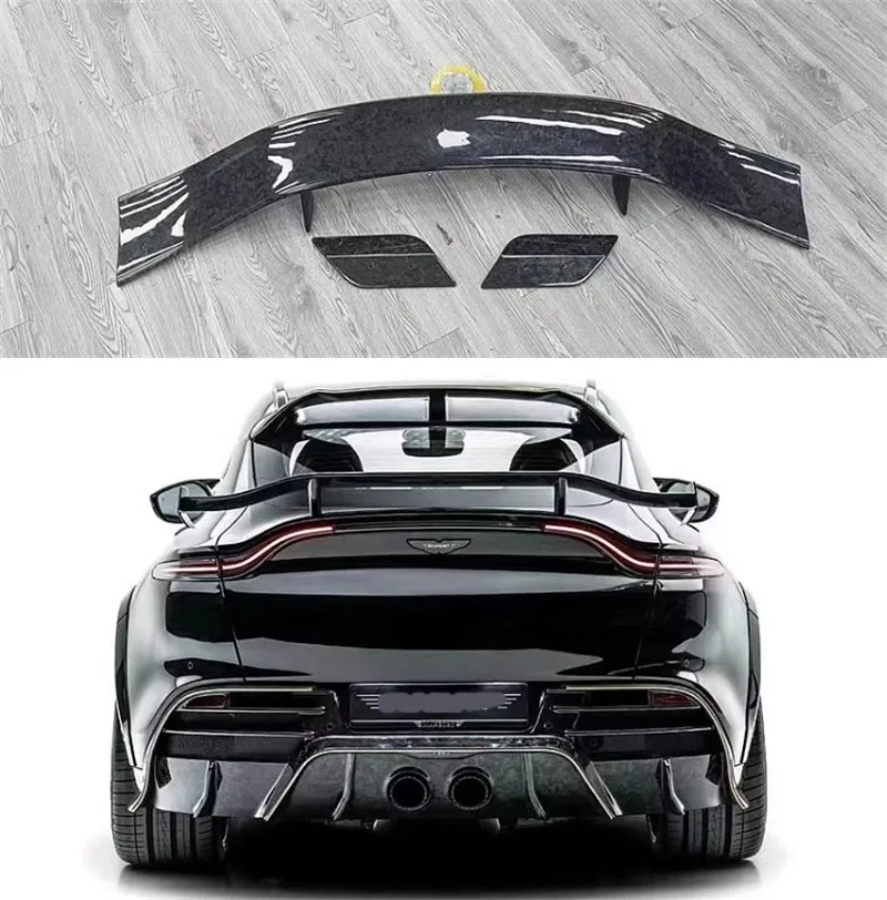 

For Aston Martin DBX Upgrade MSY Style 2019+ High Quality Real Carbon Fiber Car Rear Wing Trunk Lip Spoiler