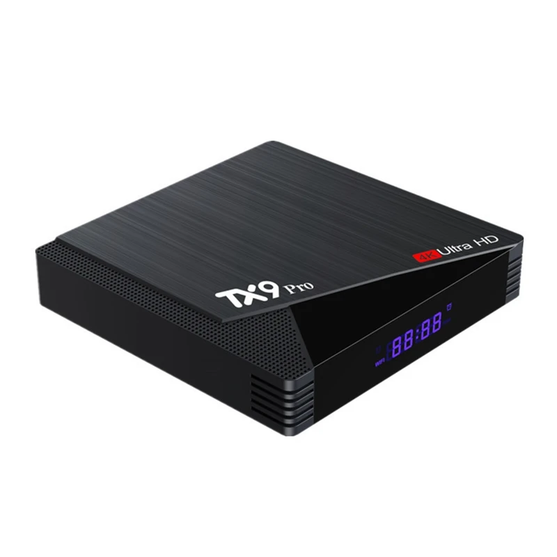 TX9 Pro Android 2,4 ТВ-приставка 6K HD двойной бренд 5,8G WiFi медиаплеер AIIwinner H313 приставка для смарт-ТВ с американской вилкой
TX9 Pro Android 2,4 ТВ-приставка 6K HD двойной бренд 5,8G WiFi медиаплеер AIIwinner H313 приставка для смарт-ТВ с американской вилкой