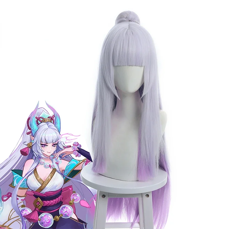 LOL Spirit Blossom Syndra Cosplay Wig 80cm Mixed Color Women Cosplay Wigs with Ponytail Heat Resistant Synthetic Hair
LOL Spirit Blossom Syndra Cosplay Wig 80cm Mixed Color Women Cosplay Wigs with Ponytail Heat Resistant Synthetic Hair