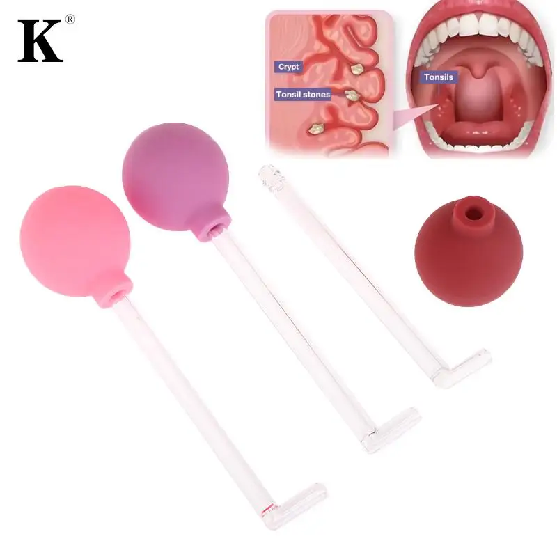 Right-angle Long Tube Glass Cleaning Oral Tonsil Stone Utensils PVC Suction Ball Manual Style Cleaner
Right-angle Long Tube Glass Cleaning Oral Tonsil Stone Utensils PVC Suction Ball Manual Style Cleaner